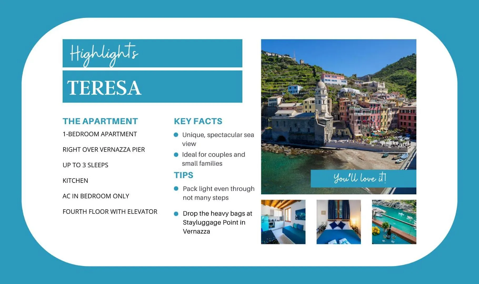 Casa Teresa With Ac And Balcony Apartment Vernazza